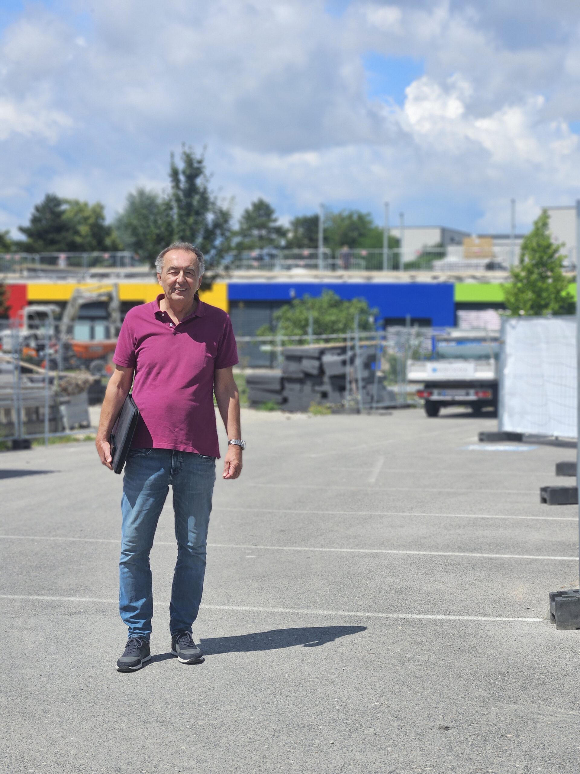 Verkehrslösung in Arbeit