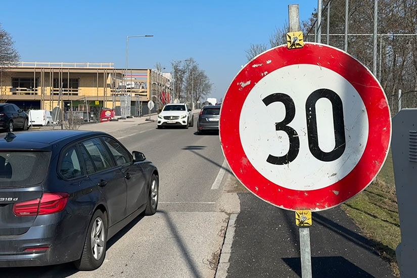 Neue Verkehrsregelung rund um den Kindergarten Regenbogen